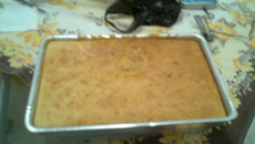 Bolo de raspas de limão