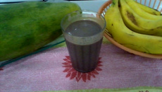 Vitamina energética de açaí