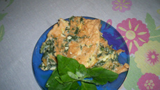 Tortinha de espinafre