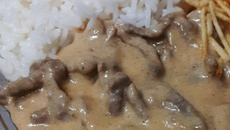 Strogonoff sem creme de leite