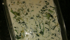 Creme branco de espinafre ou brócolis