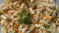 Macarrão com brócolis