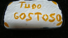 Pavê de pêssego da Ivone