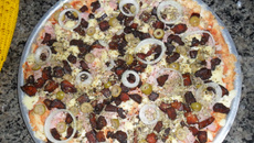 Pizza de pão francês