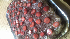 Bolo de Bombom com Morango