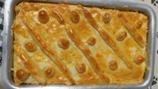 Torta especial de frango e iogurte natural