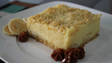 Torta farofa de banana