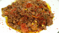 Carne moída a putanesca