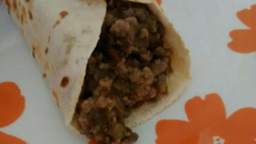Lentilha com carne moída