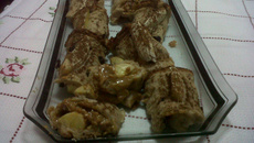 Rolinhos sucesso de banana