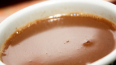 Chocolate quente caseiro