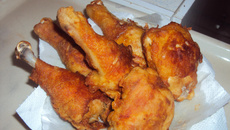 Coxas de frango crocantes