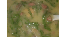 Caldo de aipim à moda Cintia