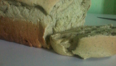 Pão verde saudável