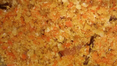 Farofa de cenoura especial e rápida