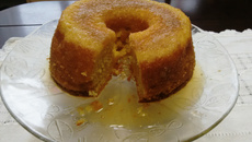 Bolo de laranja com iogurte