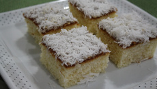Bolo de coco prático