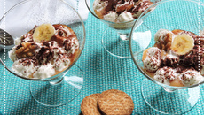 Sobremesa de banana, aveia e mel da ABIMAPI