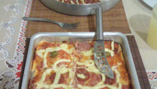 Pizza grossa italiana