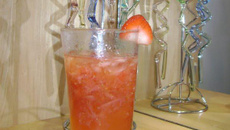 Drink de morango do Ju