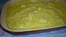 Purê de batata ao forno