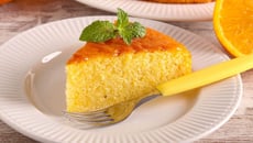 Bolo de laranja de micro-ondas sem glúten e sem lactose