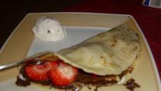 Panqueca doce ou crepe francês