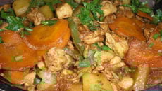 Peito de frango da cor do pecado