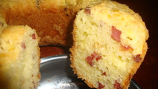 Pão de queijo com calabresa