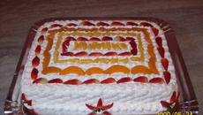 Bolo de salada de frutas