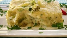 Lasanha de brócolis