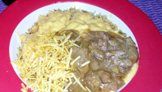 Moela ao molho de mostarda