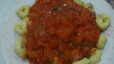 Molho fácil com salame