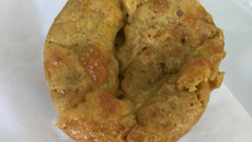 Tortinha de cenoura e abobrinha