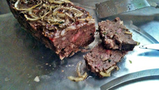 Rocambole de carne americano (meatloaf)