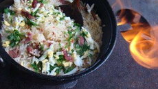 Arroz carreteiro gaúcho