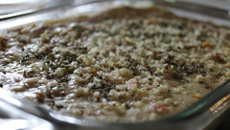 Torta de frango com mandioca