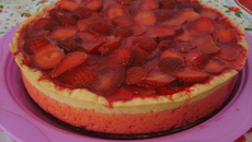 Torta de morango da Dani
