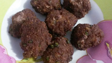 Bife de carne moída