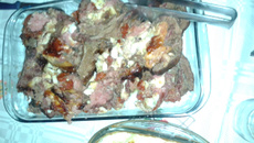 Costela de boi recheada