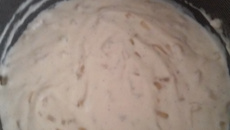 Espaguete com molho branco