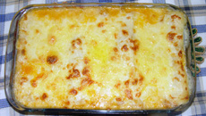 Lasanha de bacalhau