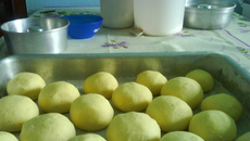 Falso pão de queijo (sem leite e sem queijo)