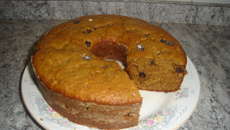 Bolo de aveia com especiarias