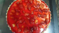 Torta fácil de morango