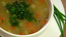 Sopa de legumes light