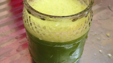 Suco de couve com laranja