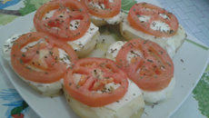 Batata com queijo e especiarias