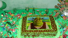 Bolo do Shrek