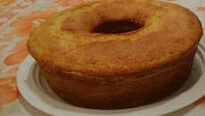 Bolo de fubá fofinho